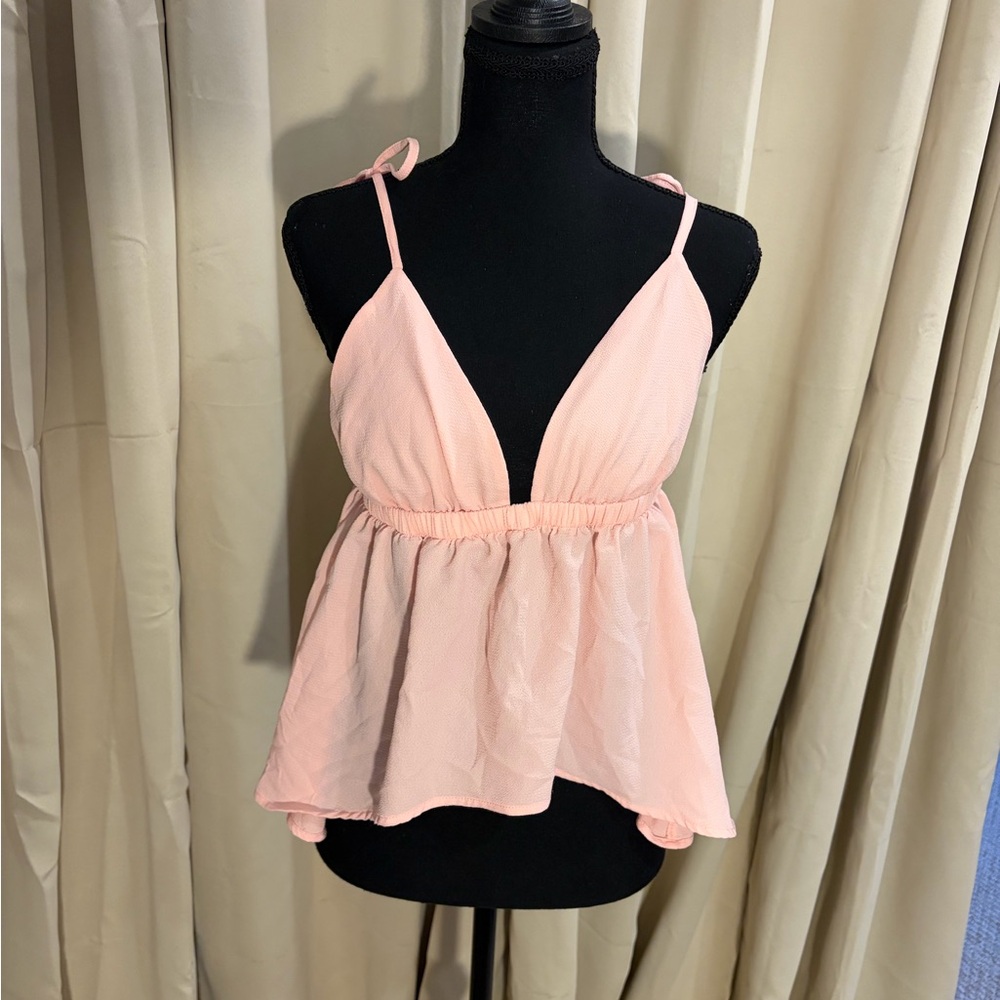 SHEIN Blush Pink Flowy Camisole